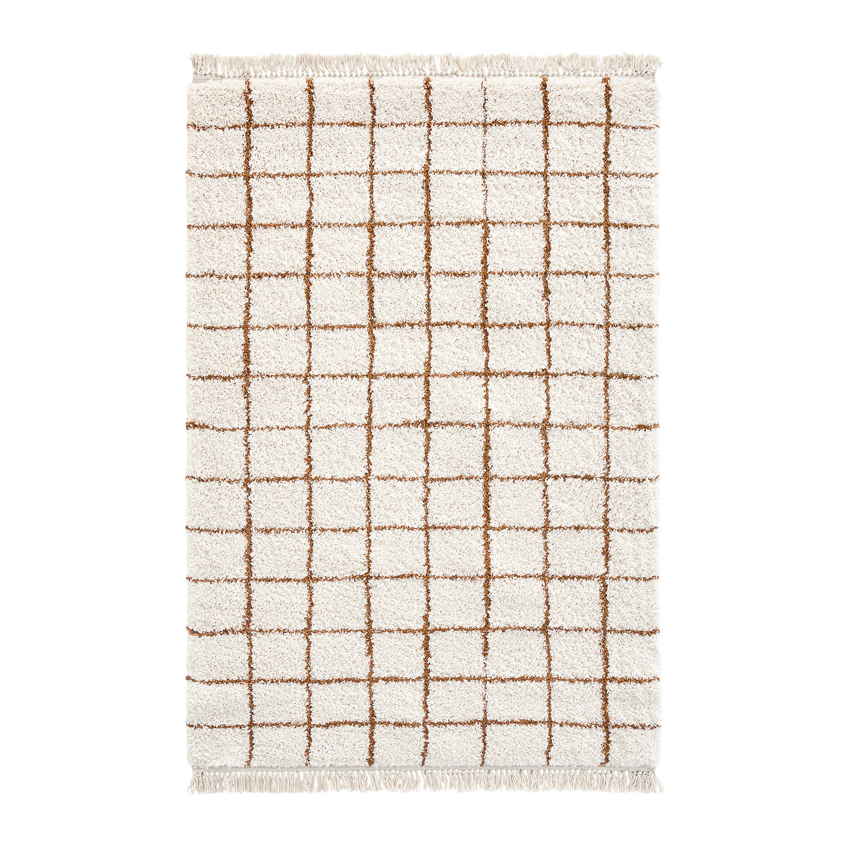 Tapis damier, danito Couleur cognac La Redoute Interieurs