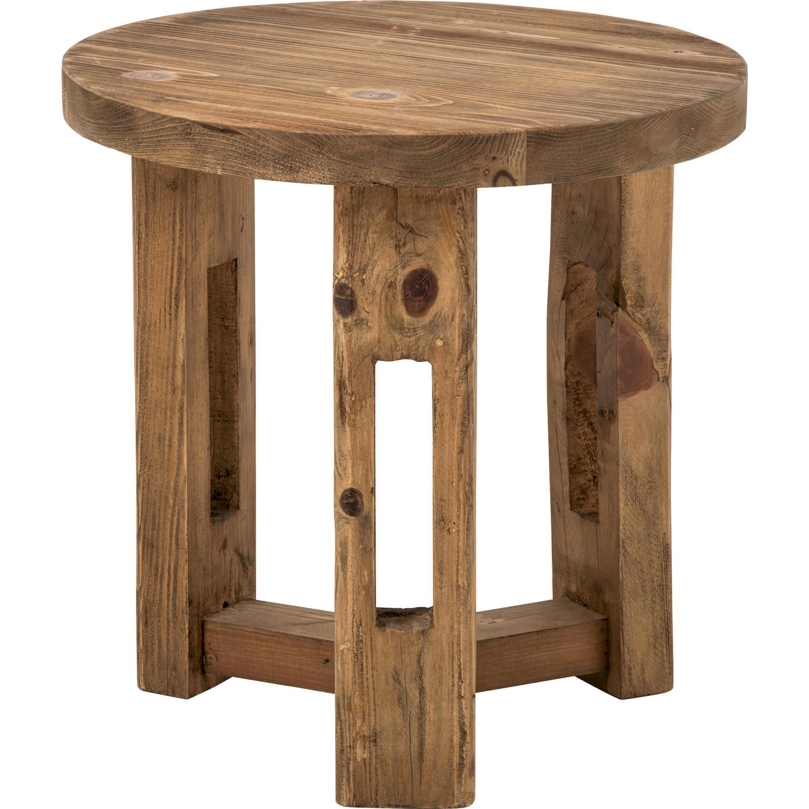 Table d'appoint ronde en bois, RECOLLECTION