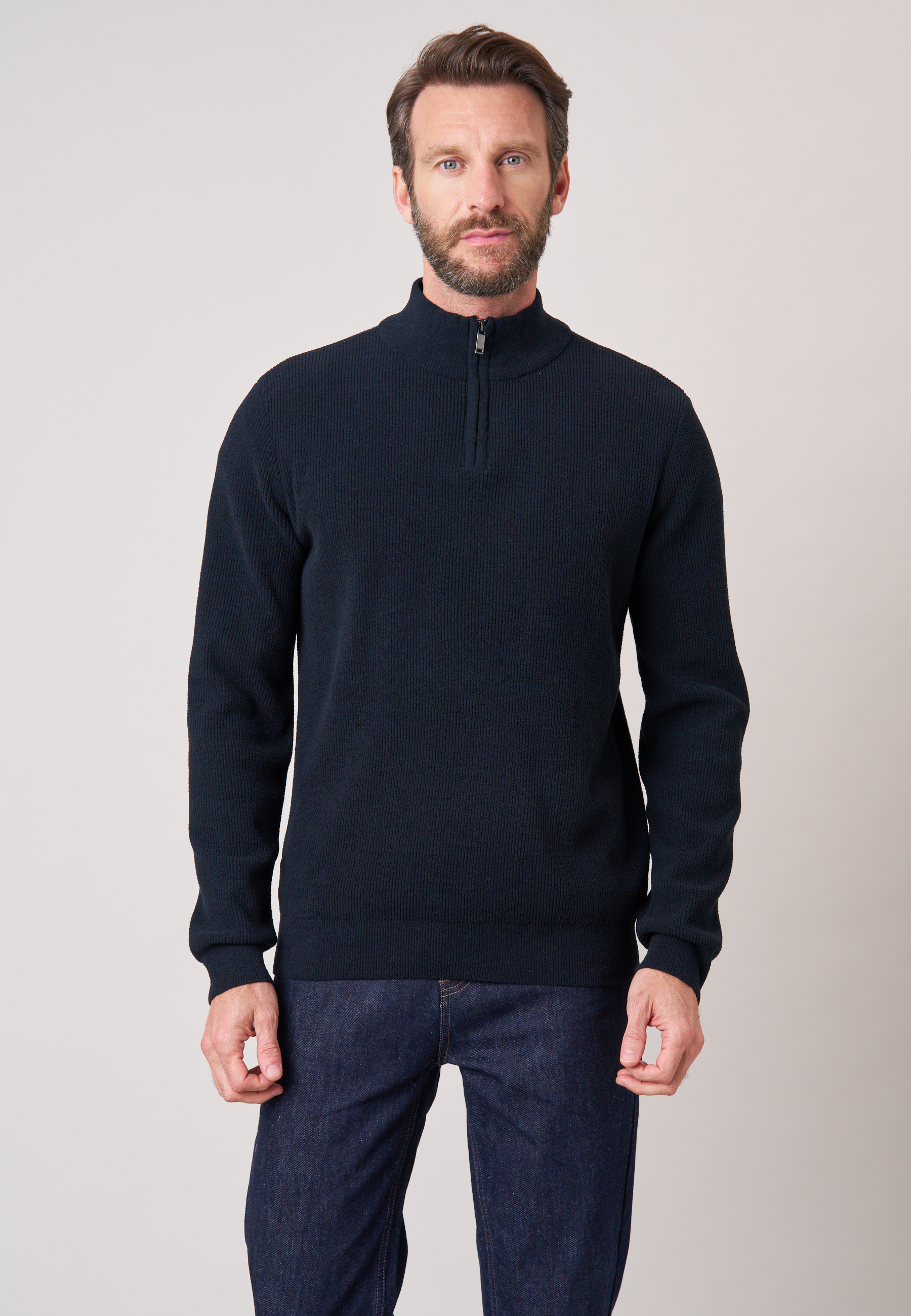 Pull homme en maille texturée RUNNUP, DEELUXE
