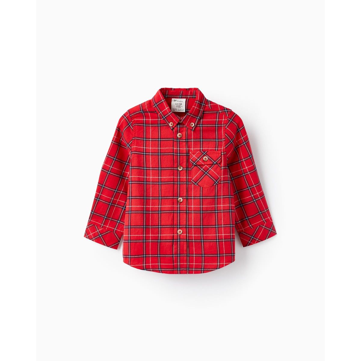 Chemise best sale rouge bebe