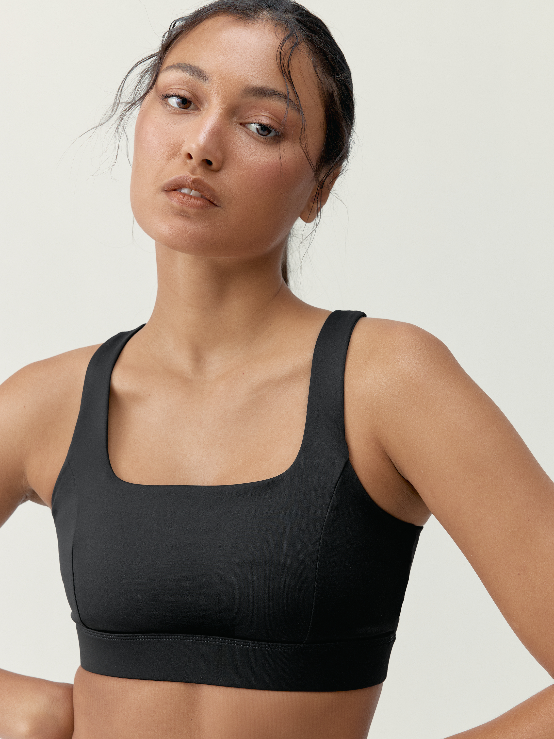 Brassière de sport femme Padma 2.0 Maintien élevé coussinets amovibles, BORN