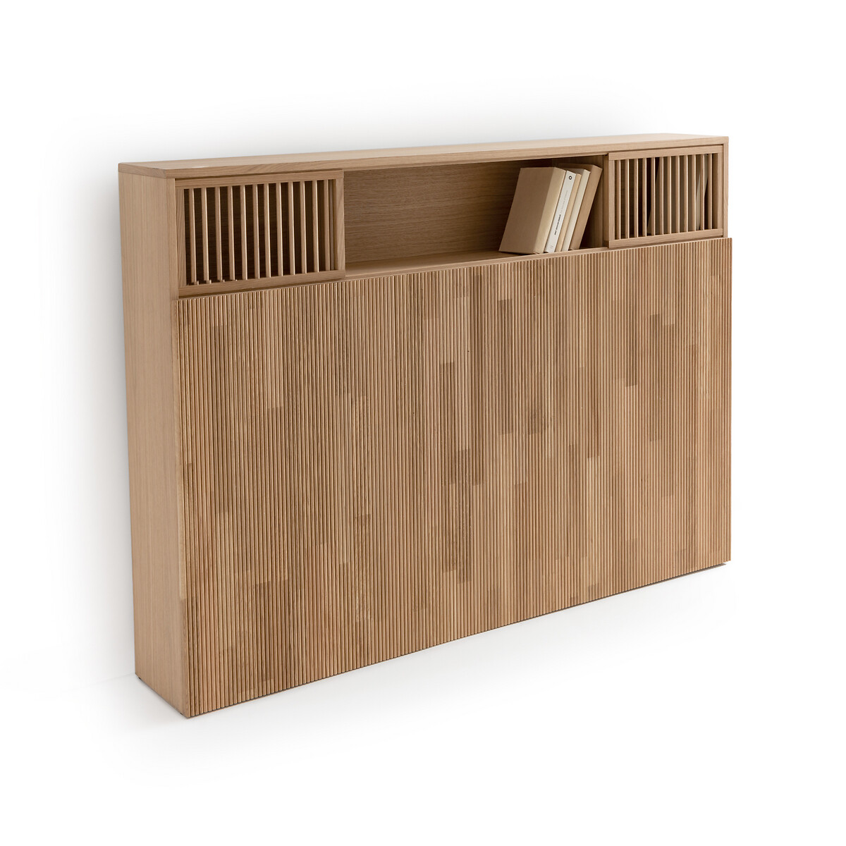 Product photograph of Pilpao Oak Headboard With Storage from La Redoute UK