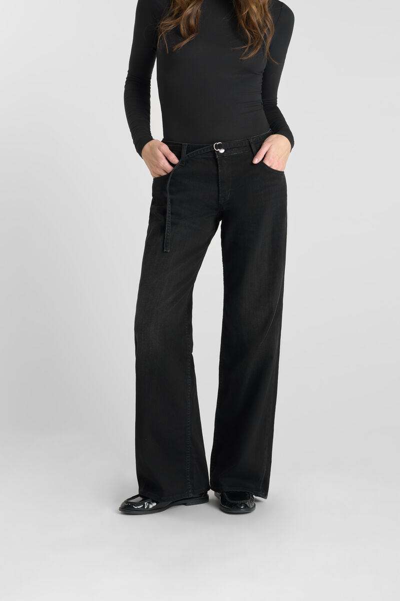 Jeans flare wide leg , longueur 34, LE TEMPS DES CERISES