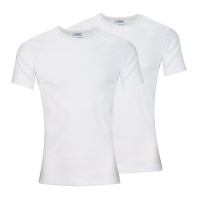2er-Pack T-Shirts aus Baumwolle, runder Ausschnitt ATHENA