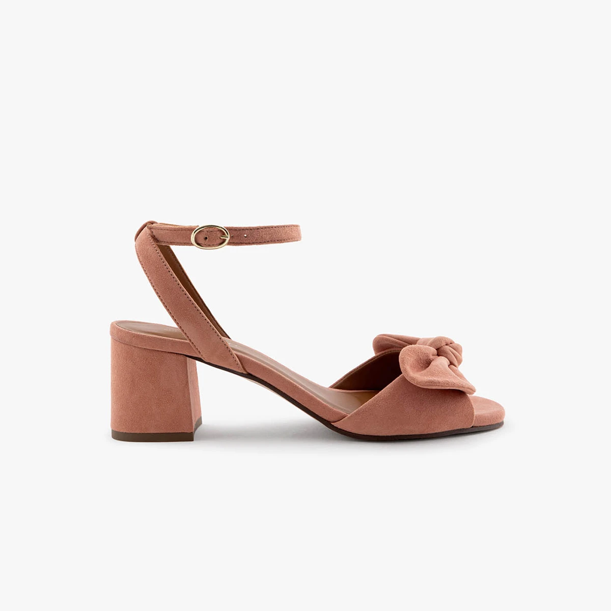 Sandale cuir velours CÉLESTE, MAISON TOUFET