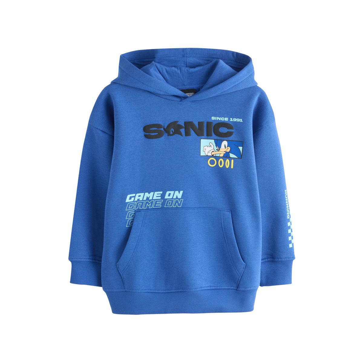 Sweat à capuche sonic imprimé dans le dos, NEXT