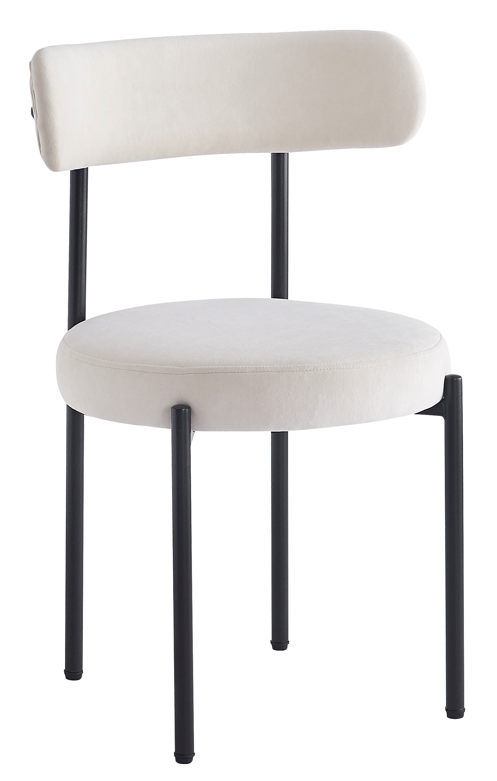 Lot de 2 chaises, velours côtelé, LARS, NORDLYS