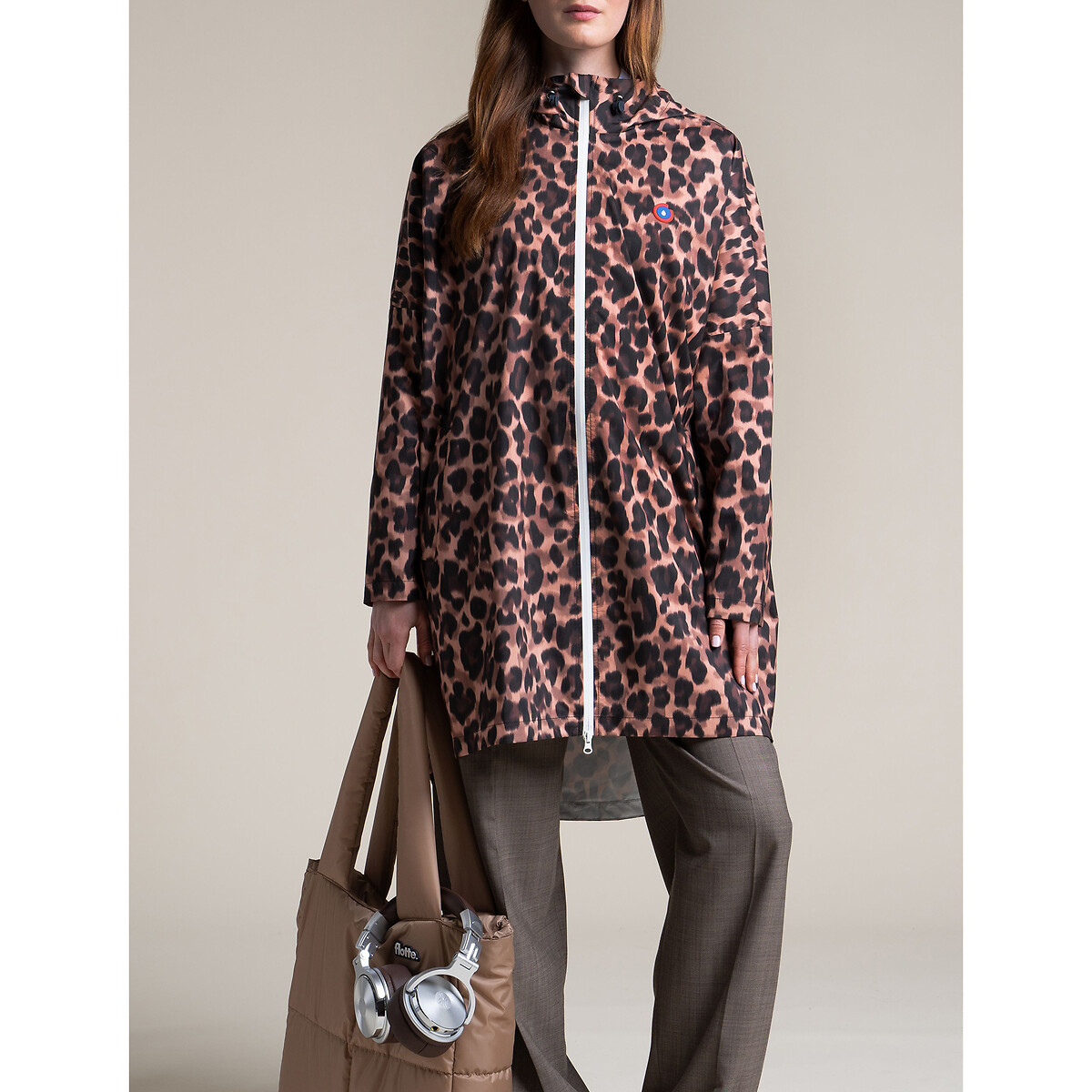 Poncho mixte long zippé LIBERTÉ, FLOTTE