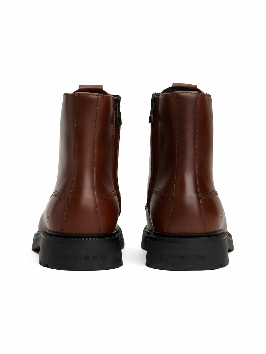 Tommy Hilfiger Botines de piel con cordones — foto 5