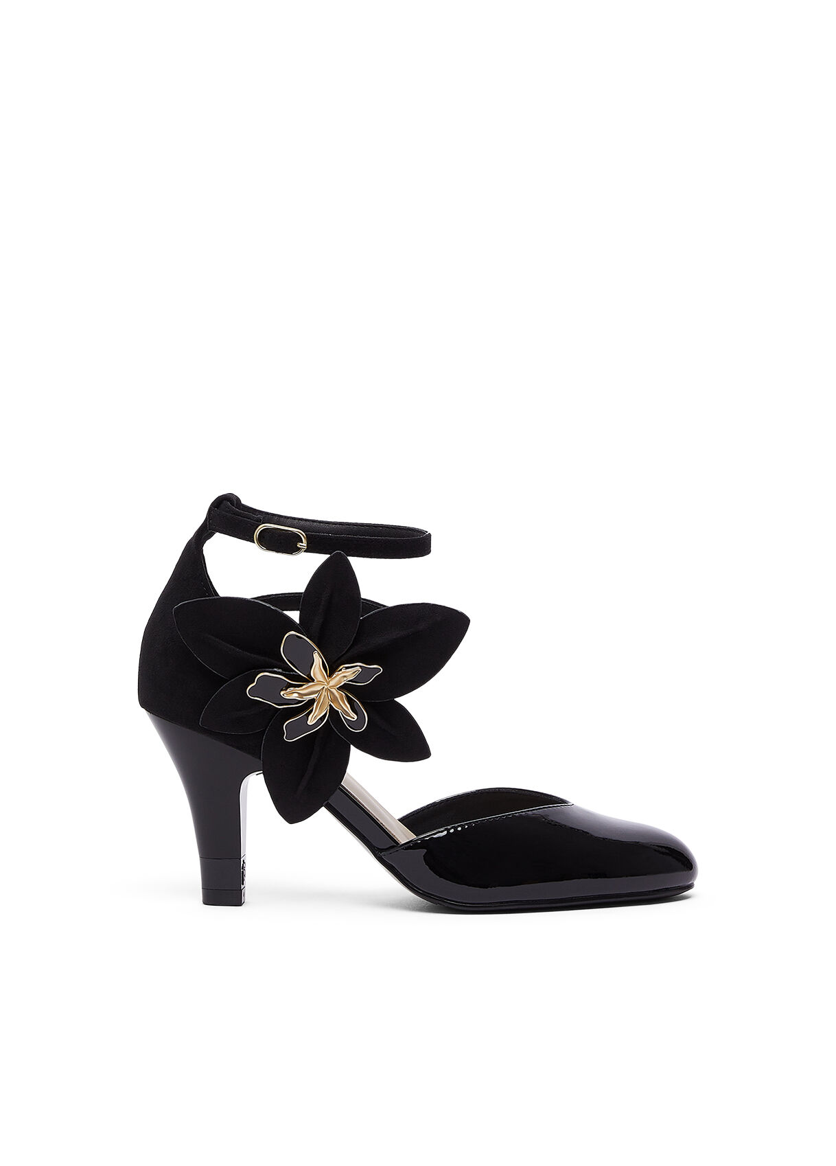 Escarpins two-pieces avec maxi fleur, LIU JO