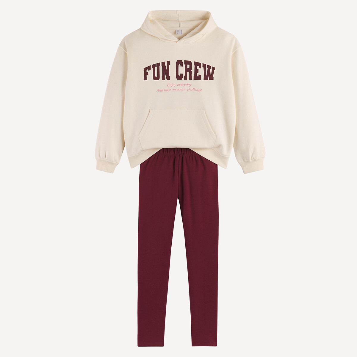 Hoodie and Joggers Outfit, LA REDOUTE COLLECTIONS