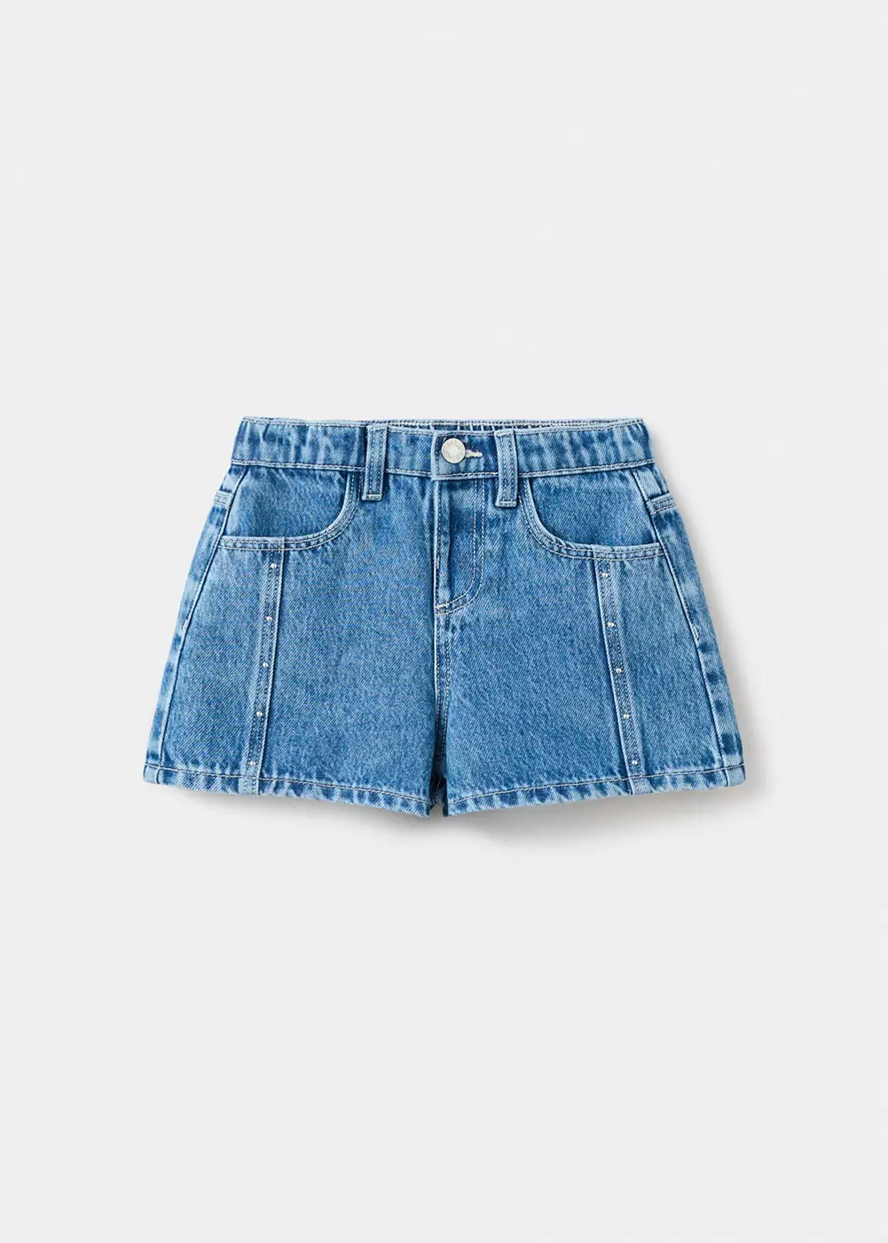 Short en jean à clous, MANGO BABY