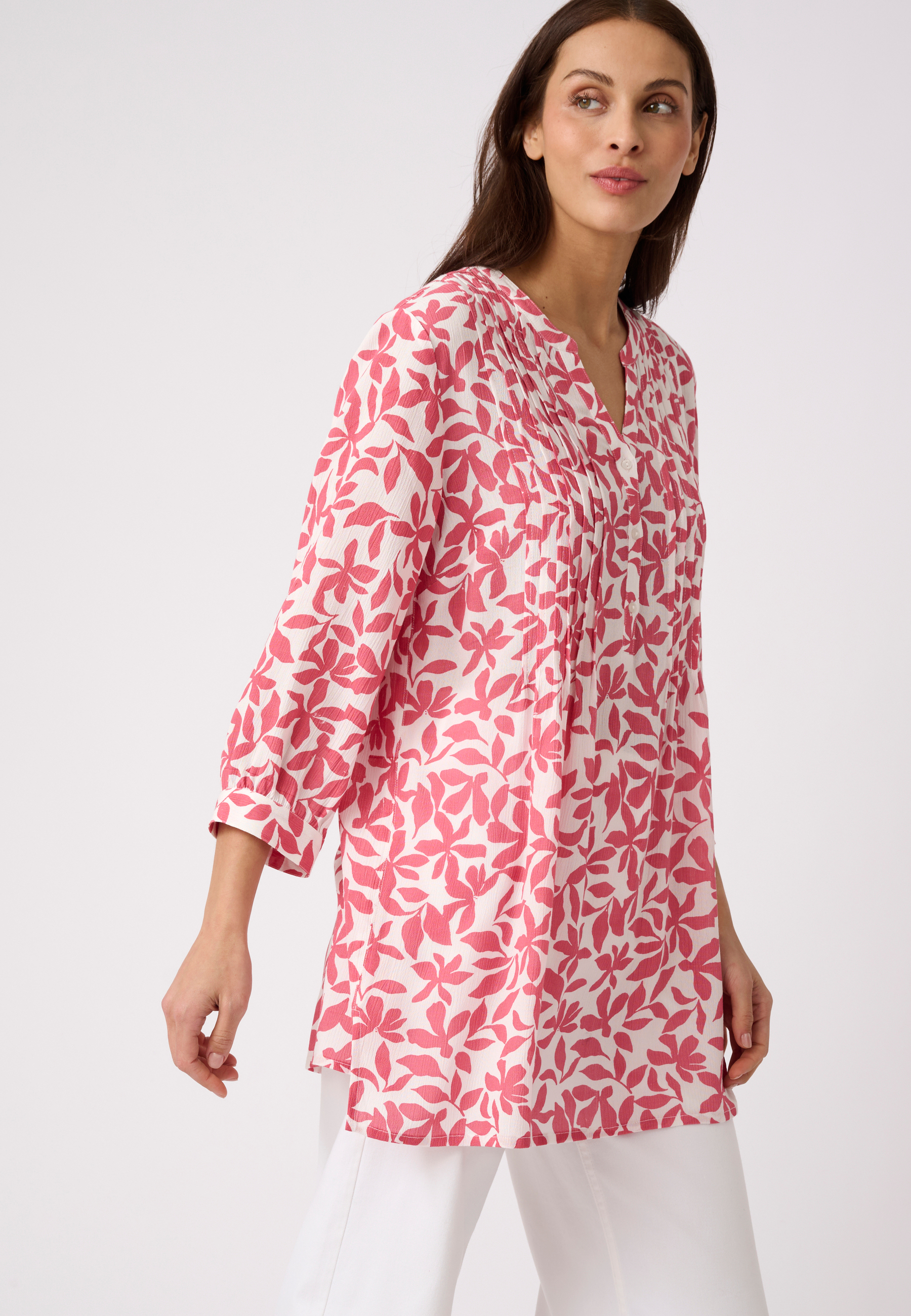 Tunique créponnée pure viscose, DAMART