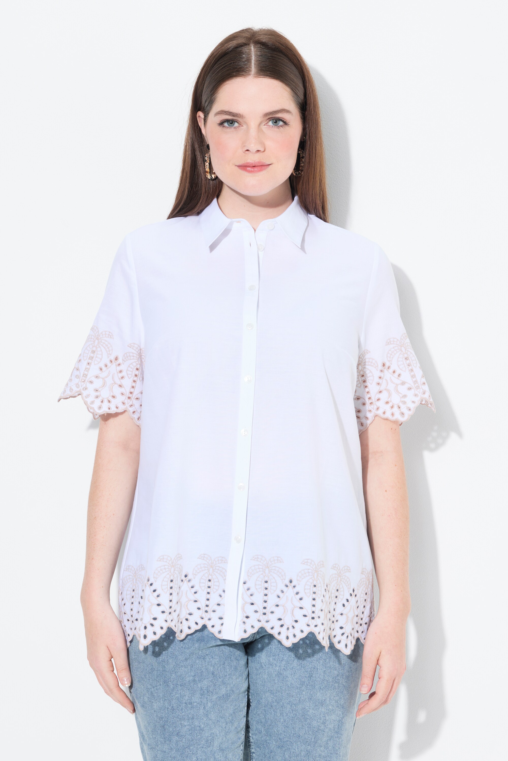 Chemisier, palmiers, col chemise, ULLA POPKEN