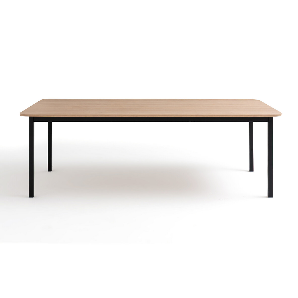 Product photograph of Ryta Oak Melamine Table Seats 8 from La Redoute UK
