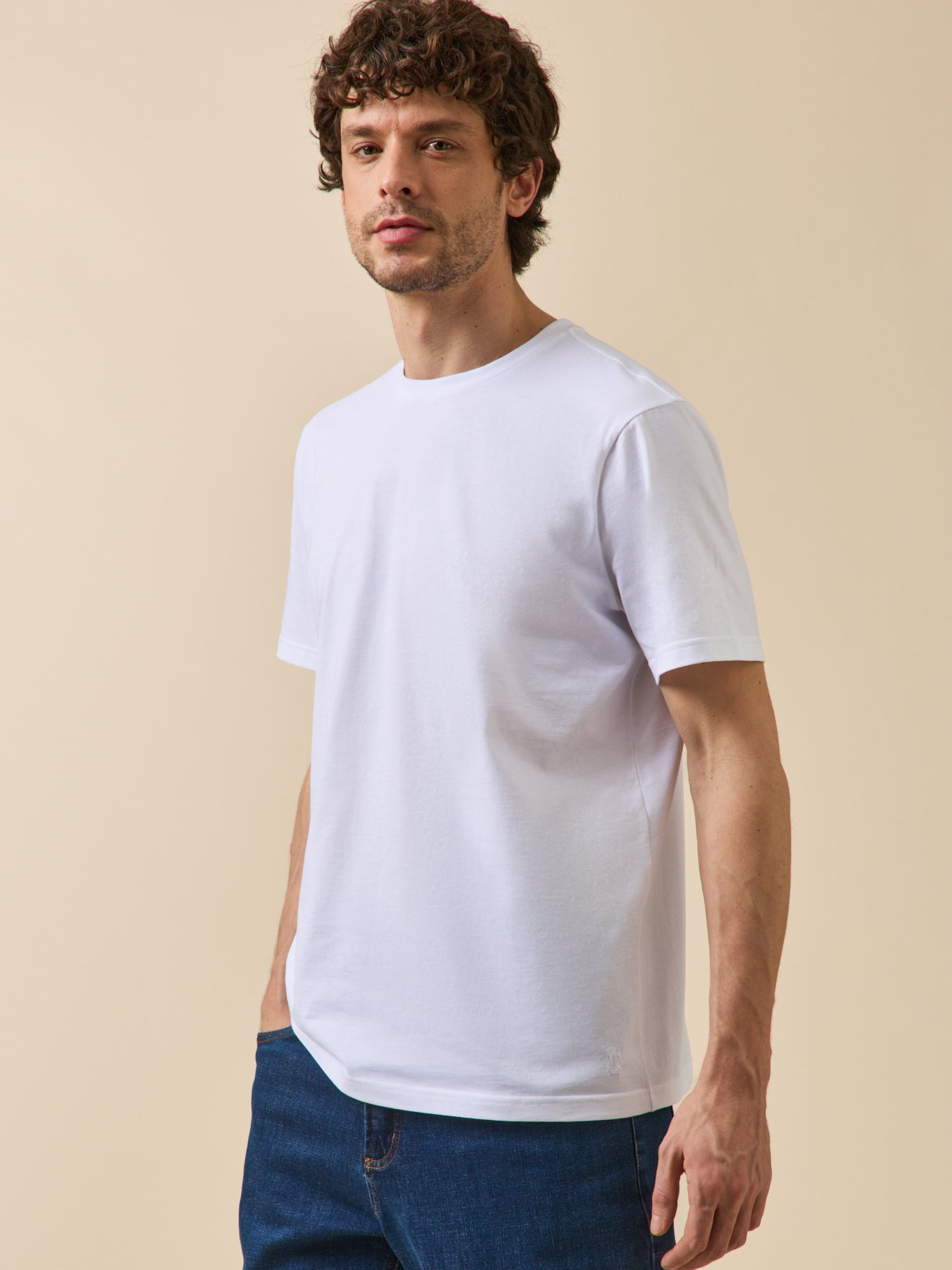 T-shirt uni coton biologique, CYRILLUS