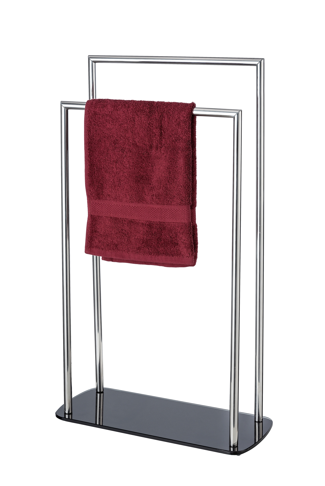 Porte serviettes sur pied 2 barres RAVINA, WENKO