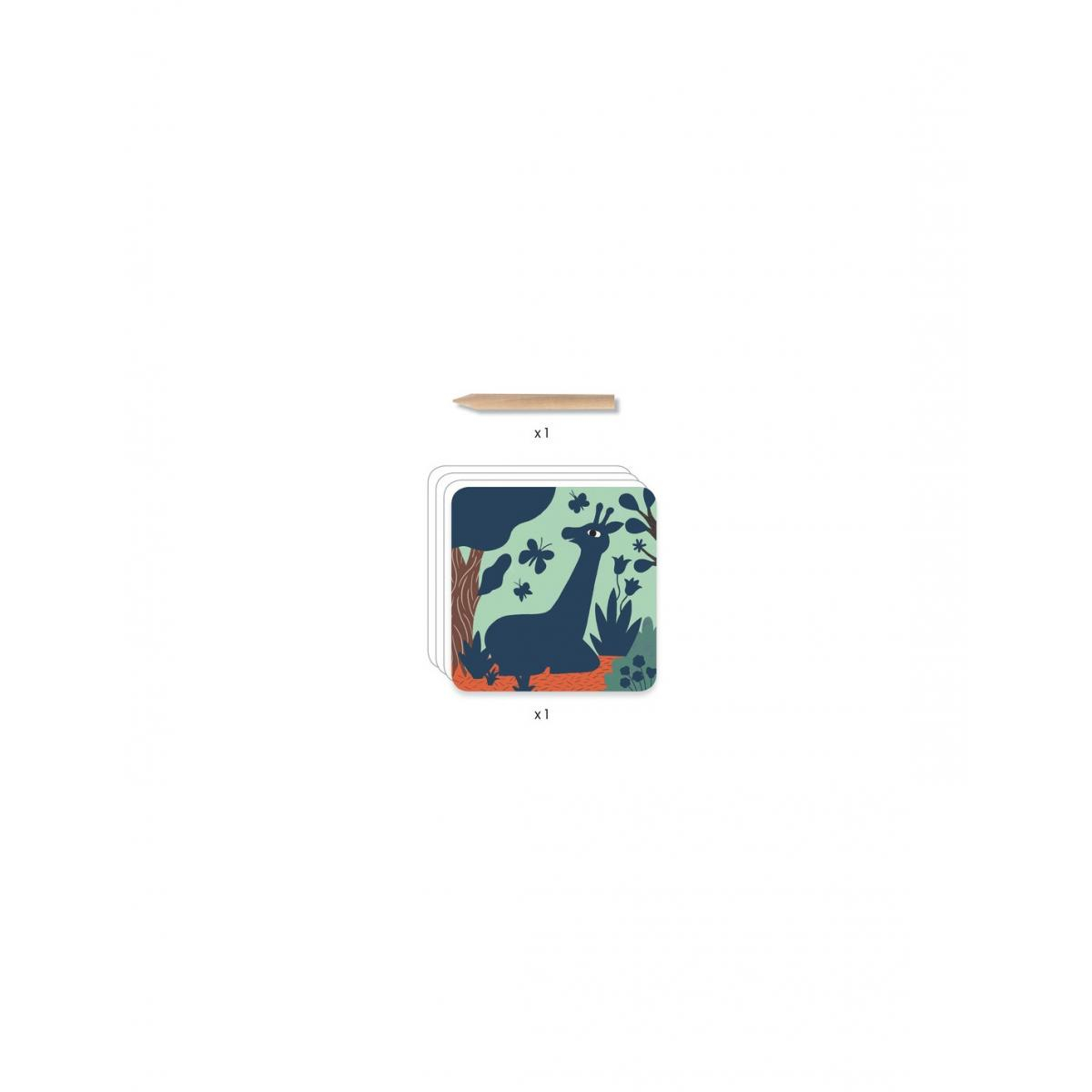 Cartes a gratter grosses betes, DJECO