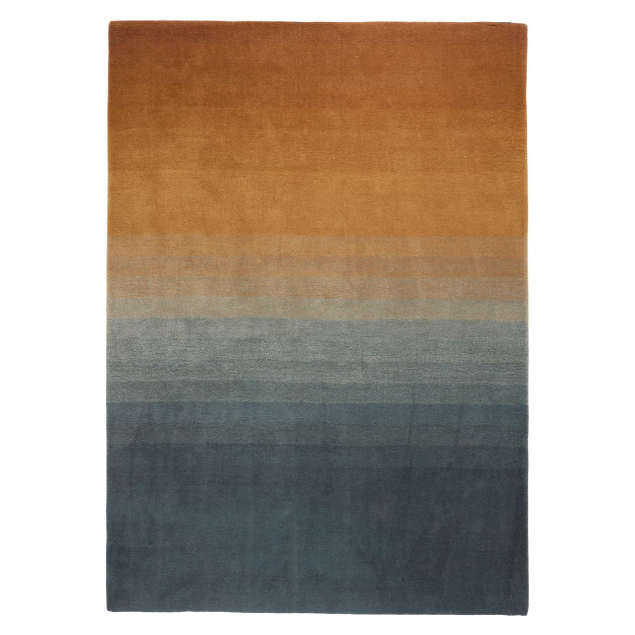 Tapis De Sol en 100% laine en dégradé de couleur AUBEA, MADURA