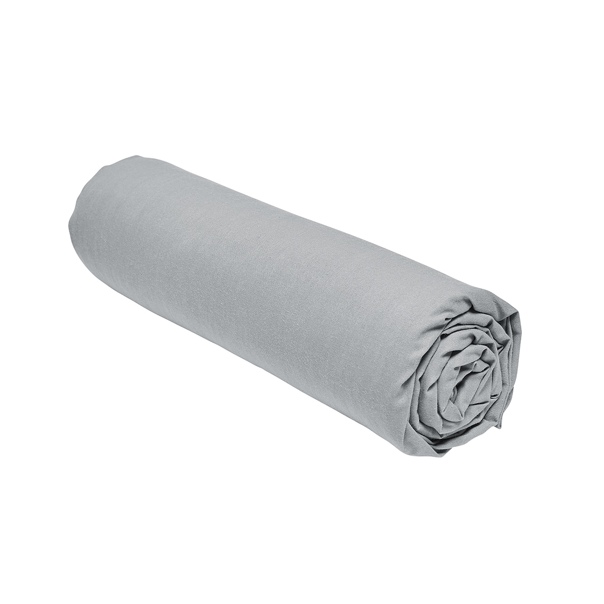 Drap housse 2 personnes uni effet lavé ESSENTIAL, TODAY