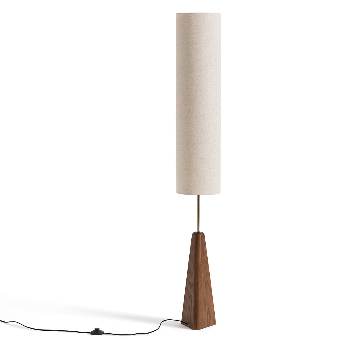 Nestwood Walnut-Stained Solid Oak Floor Lamp