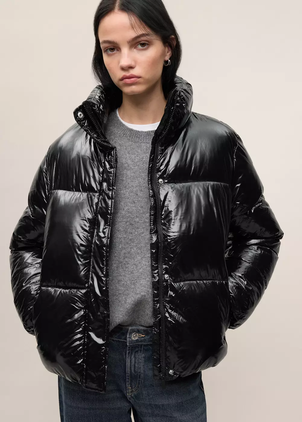 Anorak matelassé brillant, MANGO TEEN