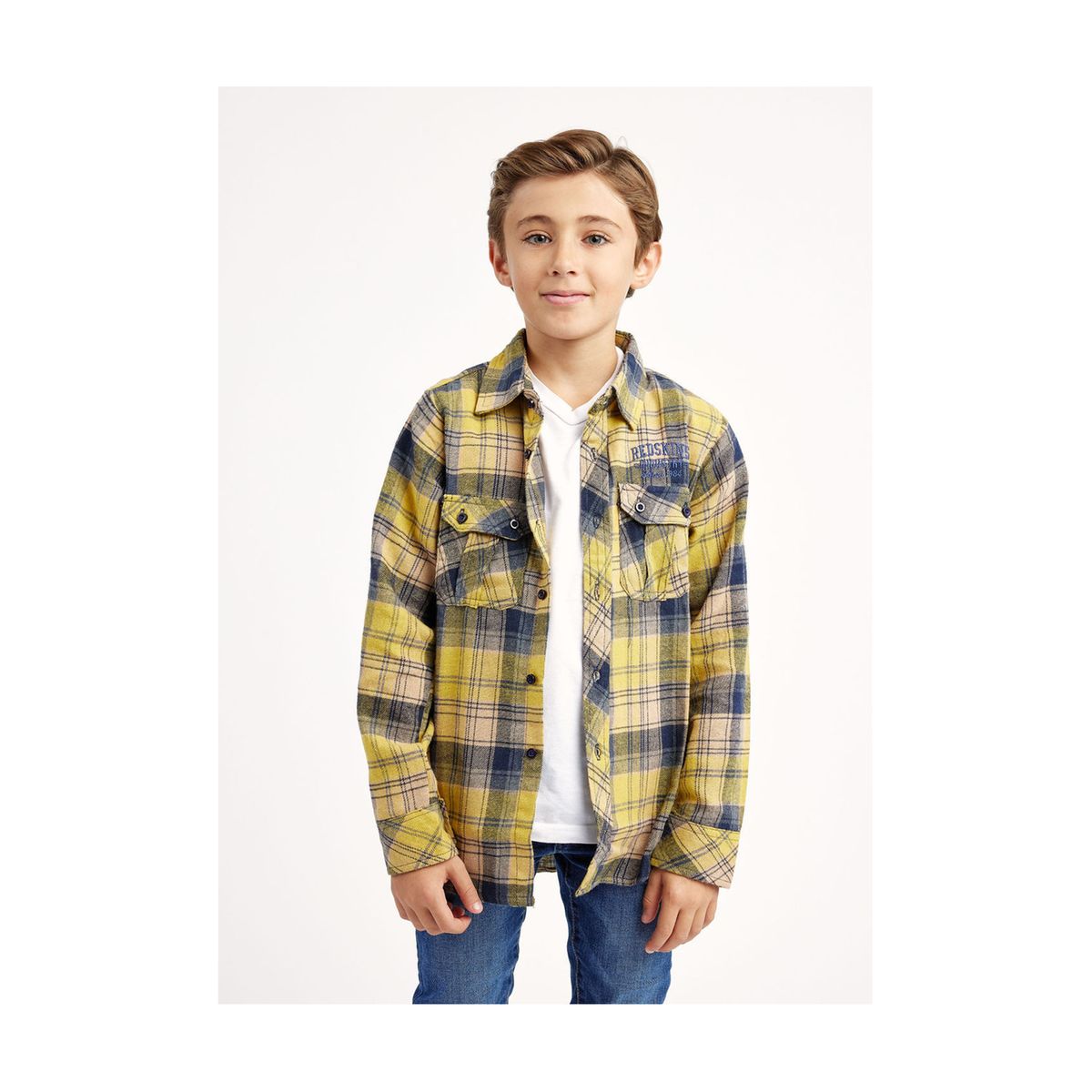 Chemise best sale jaune enfant