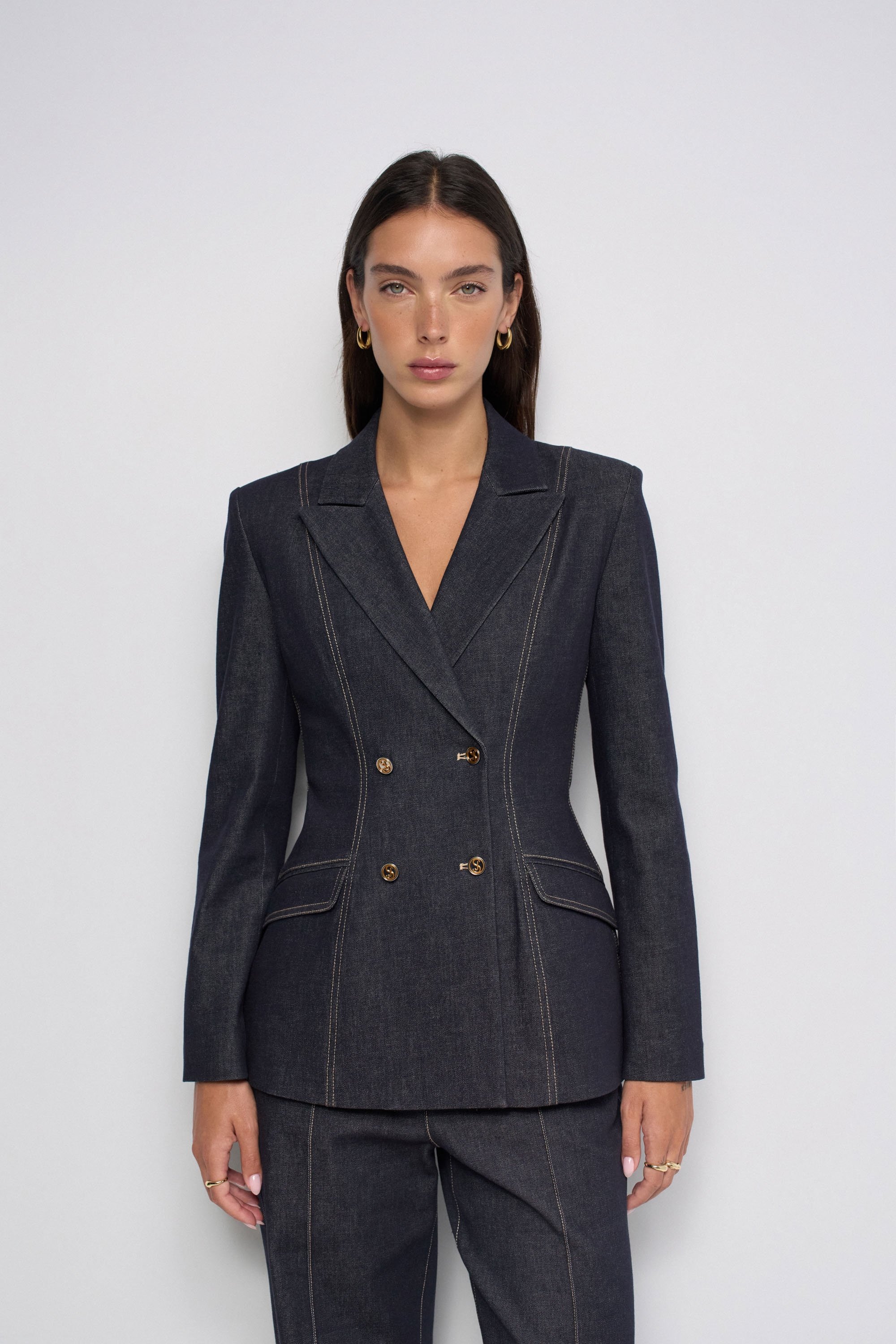 BLAZER STRUCTURÉ DENIM ATELIER, SALSA JEANS