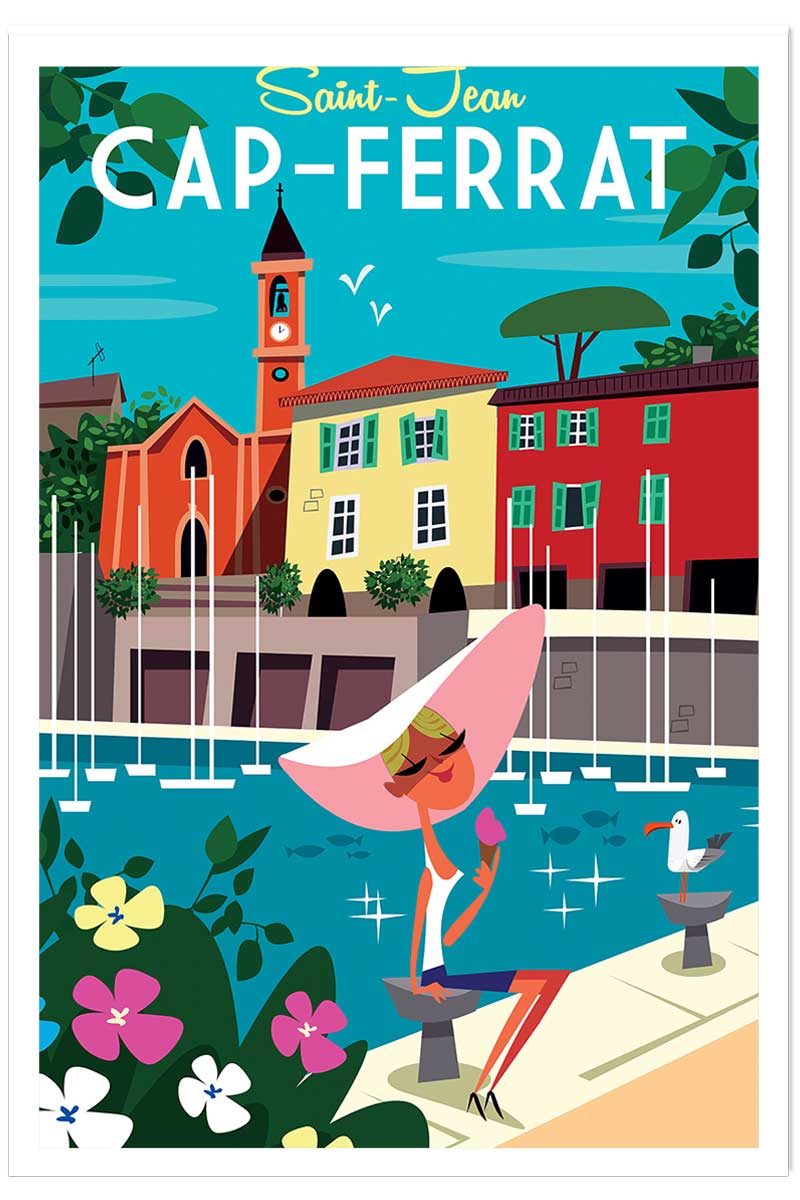 Poster du cap ferrat, HEXOA