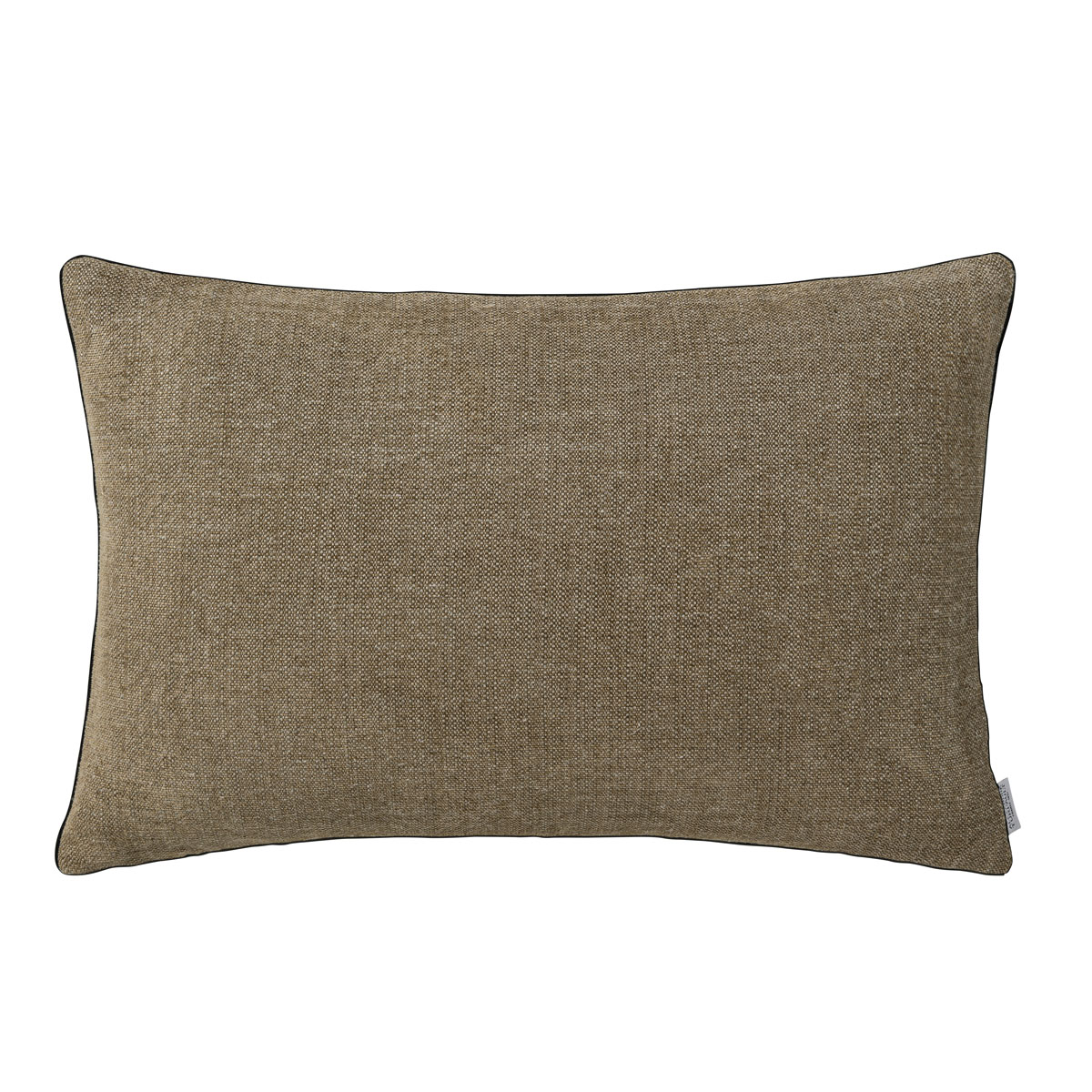 Housse de coussin unie en lin et velour, VOLTAIRE, ALEXANDRE TURPAULT