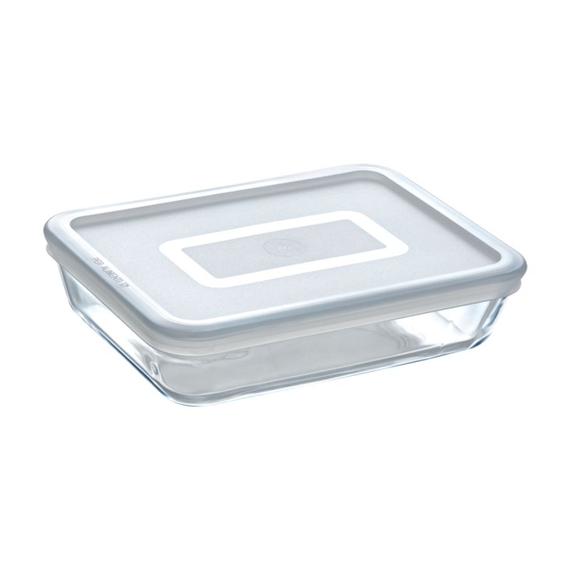 Pyrex Boîte de conservation Plat à four avec couvercle 1,5L