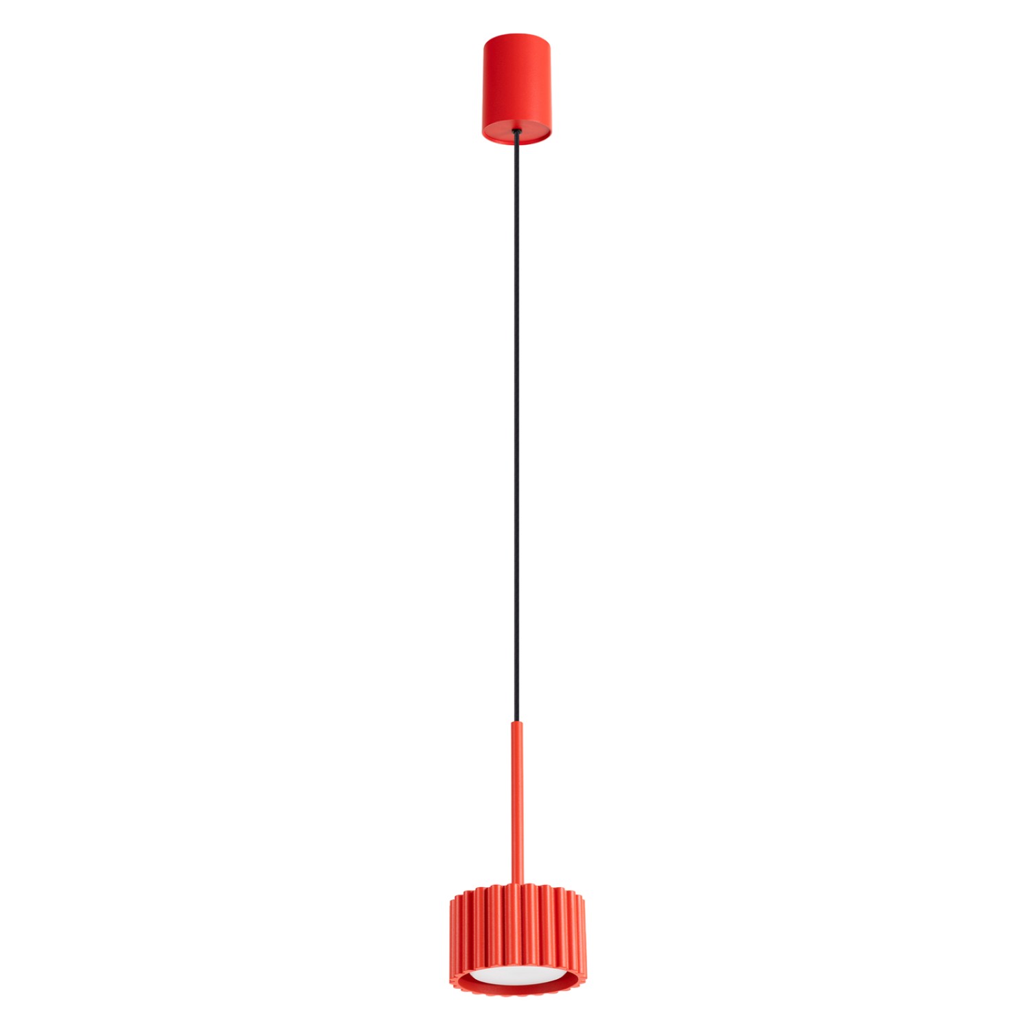 Suspension Aluminium Rouge Gx53 1 AURA, EDEN