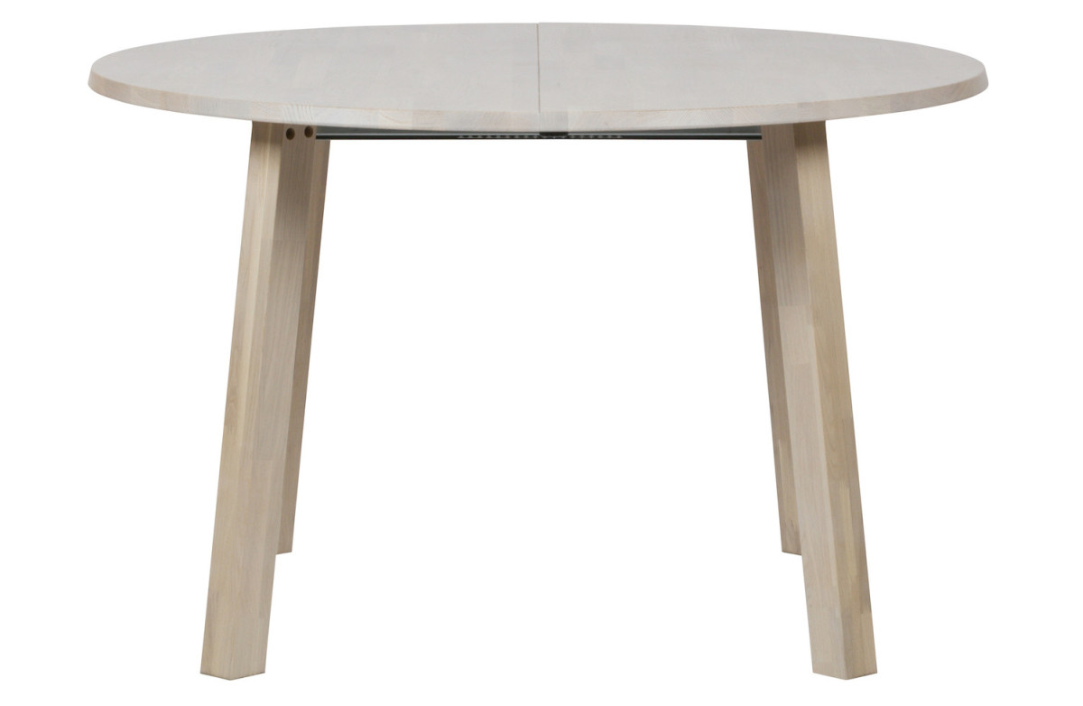 Table repas ronde extensible en chêne - LANGEJAN, WOOOD
