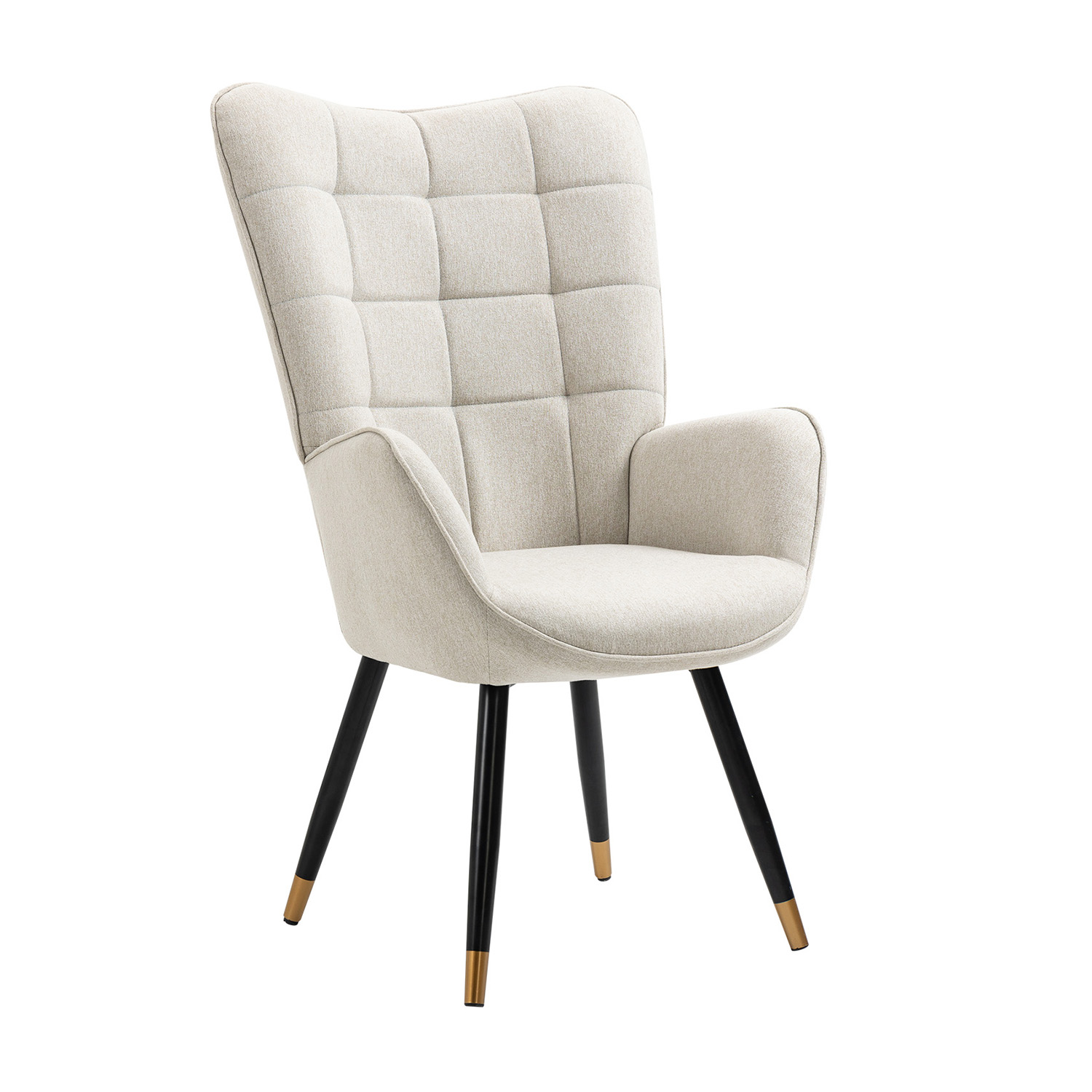 Fauteuil relax fauteuil confortable en tissu industriel, FUNKEL, MEUBLES COSY