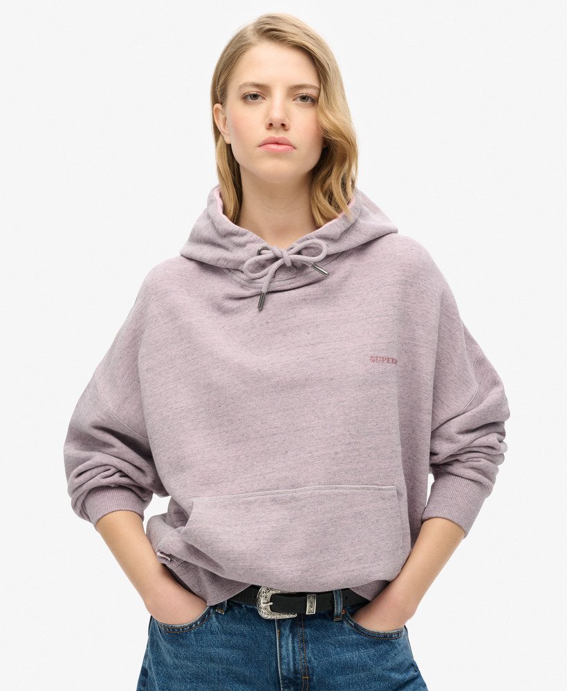 Sweat à capuche surteint à logo Essential, SUPERDRY