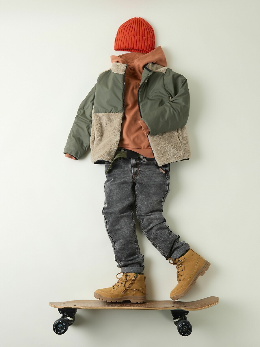 Giacca reversibile in sherpa, NAME IT