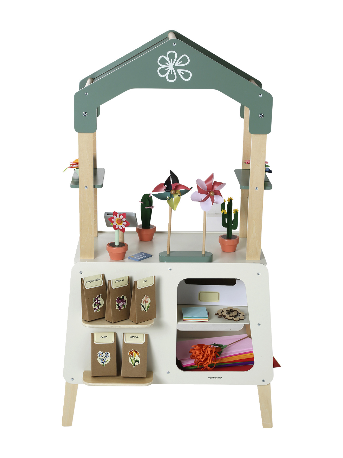 Atelier du fleuriste en bois FSC®, VERTBAUDET
