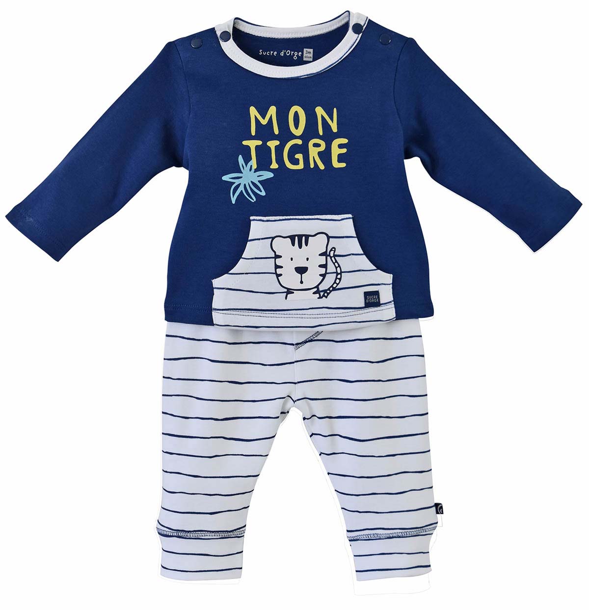 T-shirt et pantalon garcon cais, SUCRE D'ORGE