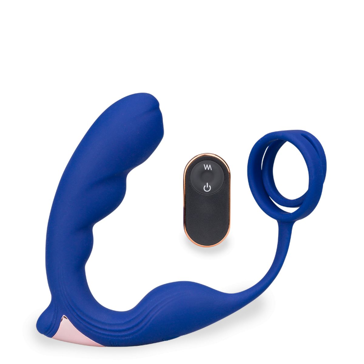 Stimulateur De Prostate Delight Avec Anneau Double Et Vibrations - Jouet Intime Pour Homme