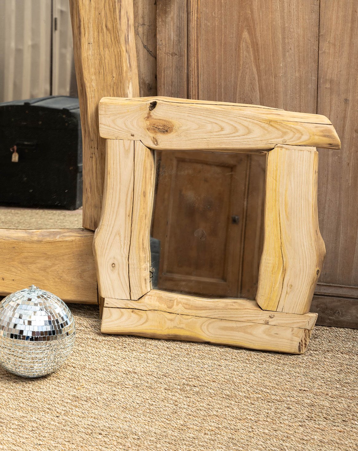 Miroir en bois Igor N°519 - Bon état, DEBONGOUT