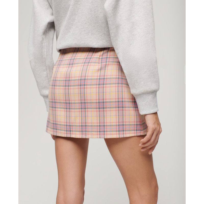 Mini jupe carreaux Superdry La Redoute