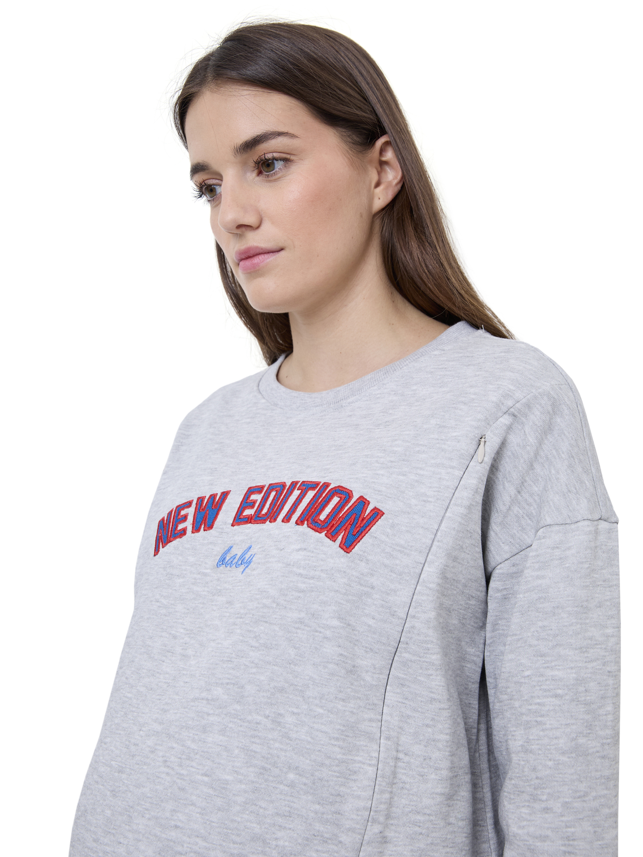 Sweat "New Edition Baby" grossesse et allaitement, VERTBAUDET
