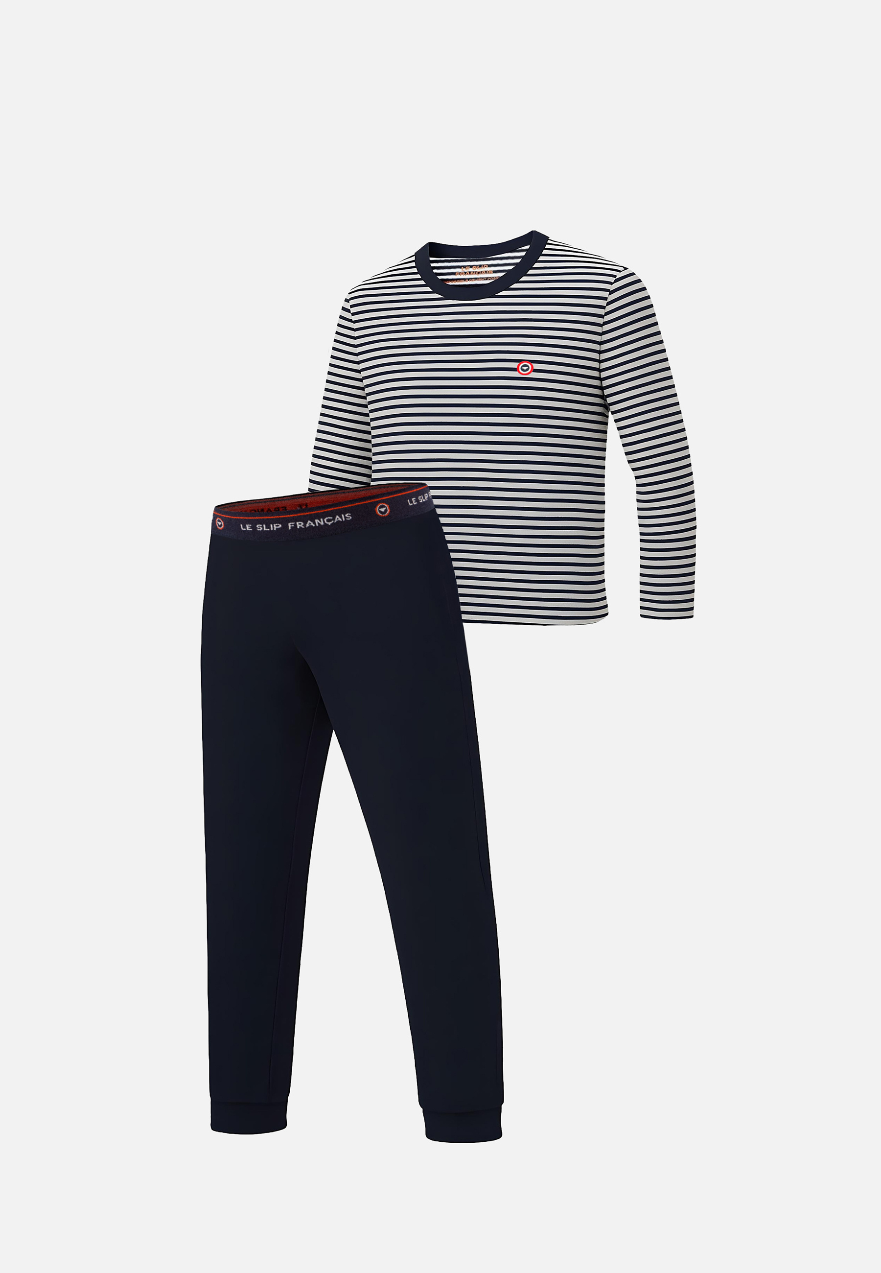 Ensemble pyjama haut marinière et pantalon en coton PACKJEASONENFANT, LE SLIP FRANCAIS