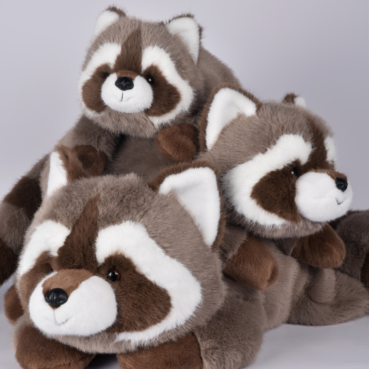 Marionnette Raton Laveur En Peluche 26 Cm – Uni-Toys, Doudou De La Forêt, Jouet Réaliste Et Lavable, Cadeau Pour Enfants