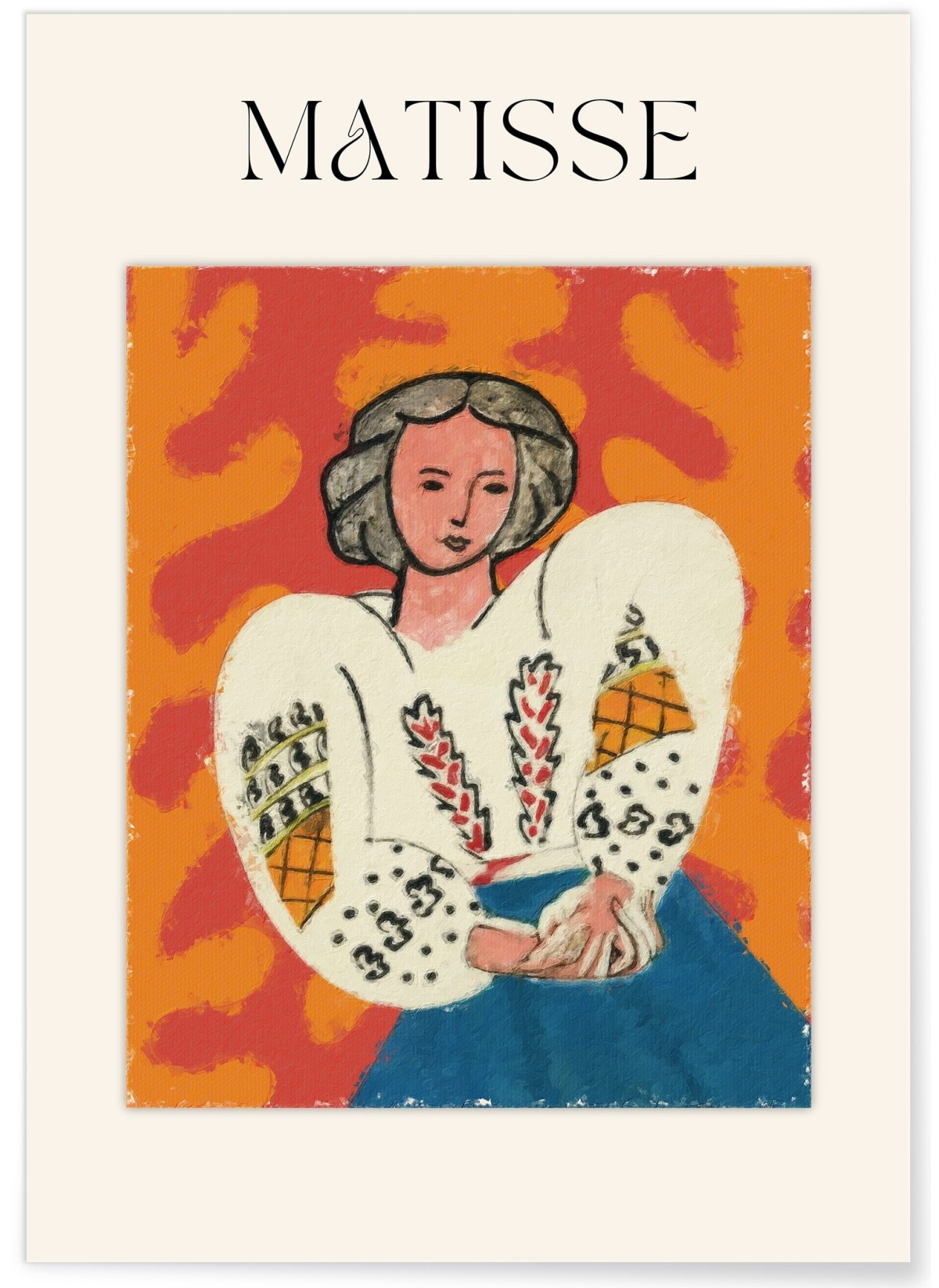 Affiche Matisse - Femme en Tenue Traditionnelle, L'AFFICHERIE