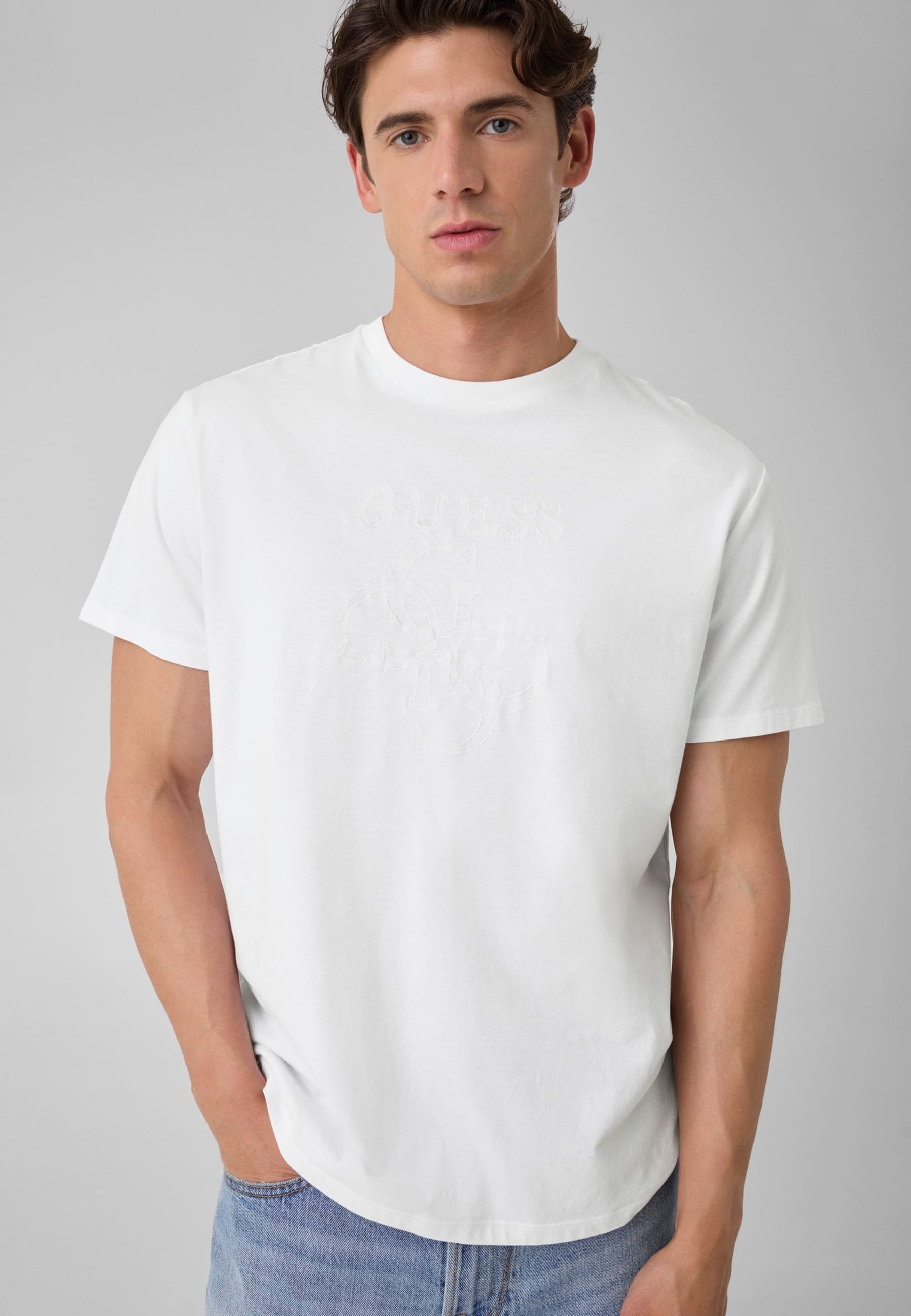 T-Shirt Avec Logo 4G, GUESS
