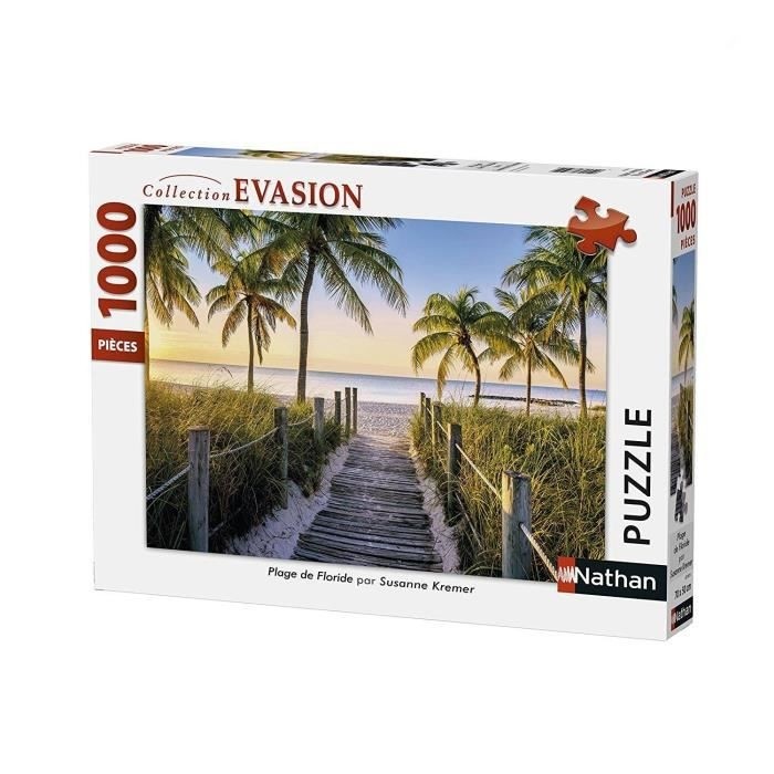 Nathan - Puzzle N 1000 P - Plage De Floride, NATHAN
