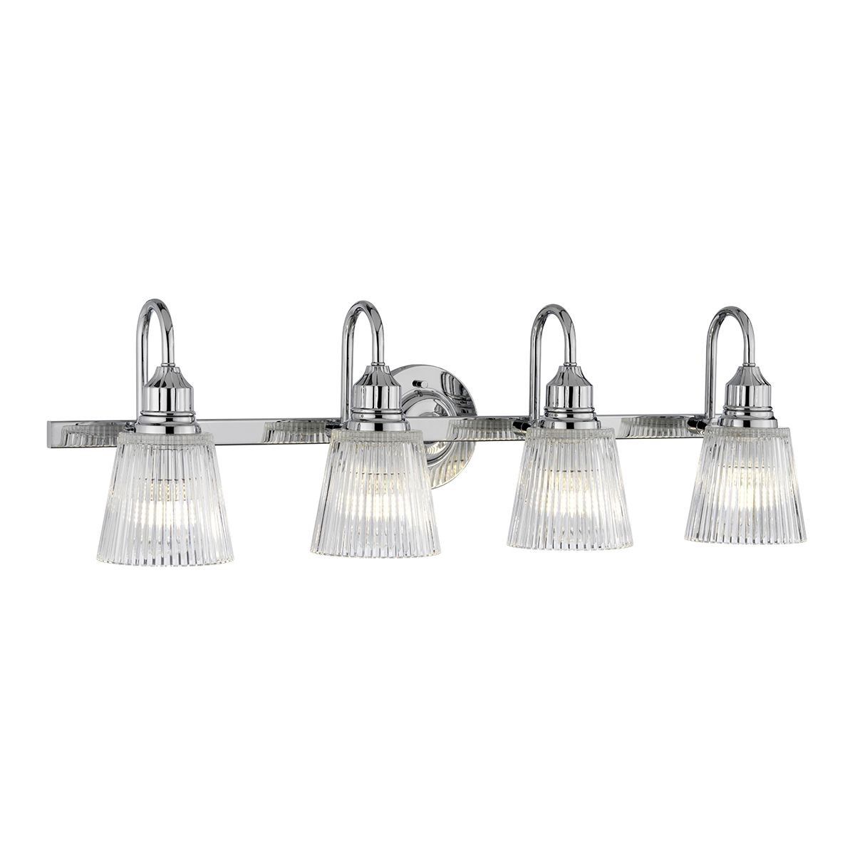applique salle de bain addison 4x3,5w g9 chrome poli