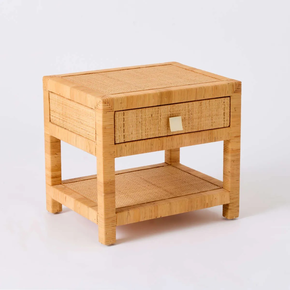 Table de chevet en rotin et cannage SAIGON, KOK