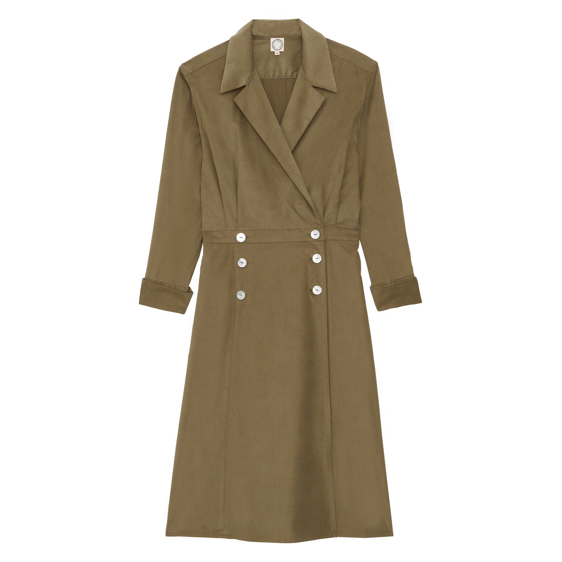 Robe portefeuille Namo en coton, INES DE LA FRESSANGE PARIS